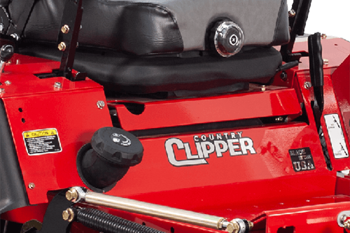 Country Clipper Charger low center of gravity gas tank.